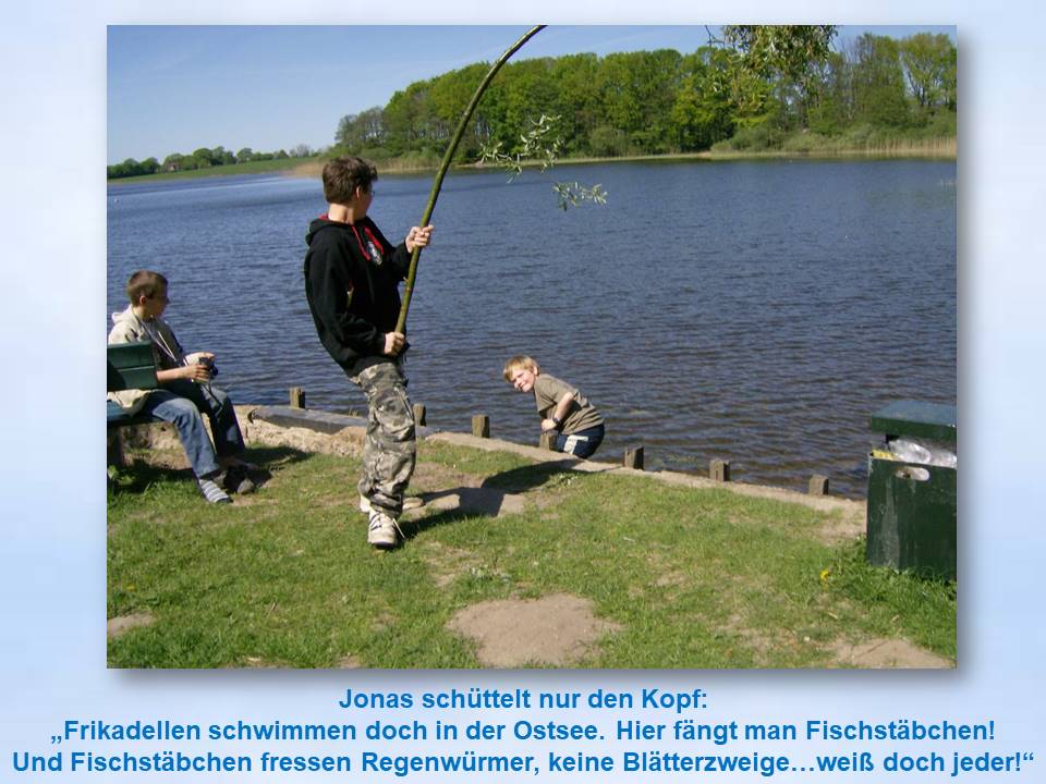 2007 Preetz  im Postsee fngt man Fischstbchen