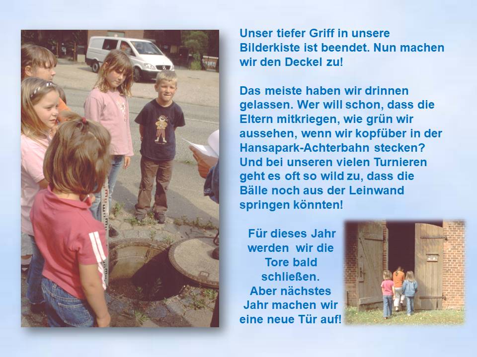 2007 Trinitatis kinder Wir machen den Deckel zu