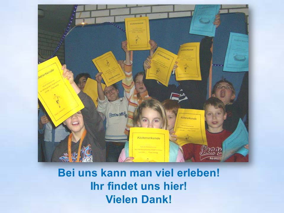 2007 Kinder mit Urkunden Trinitatis Kiel