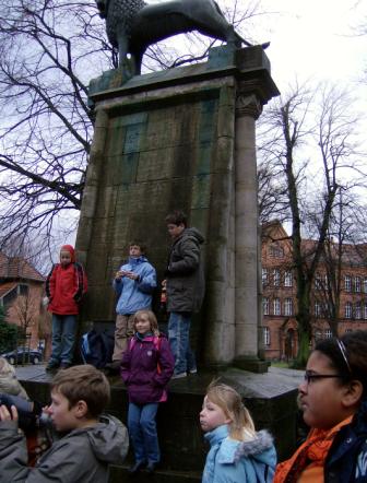 2007 Lübeck Löwe vor dem Dom