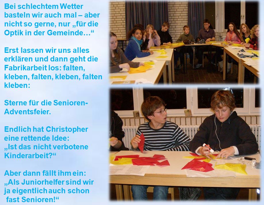 2008 Sternefalten fr Seniorenfeier