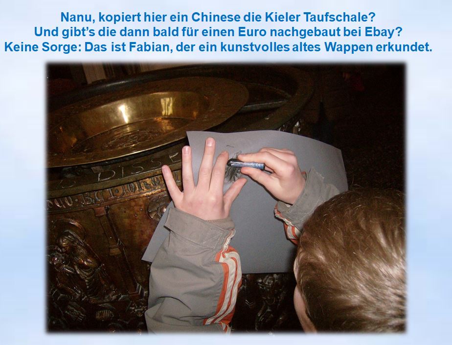 2008 Kieler Umschlagswochenende Nikolaikirhche Taufbecken