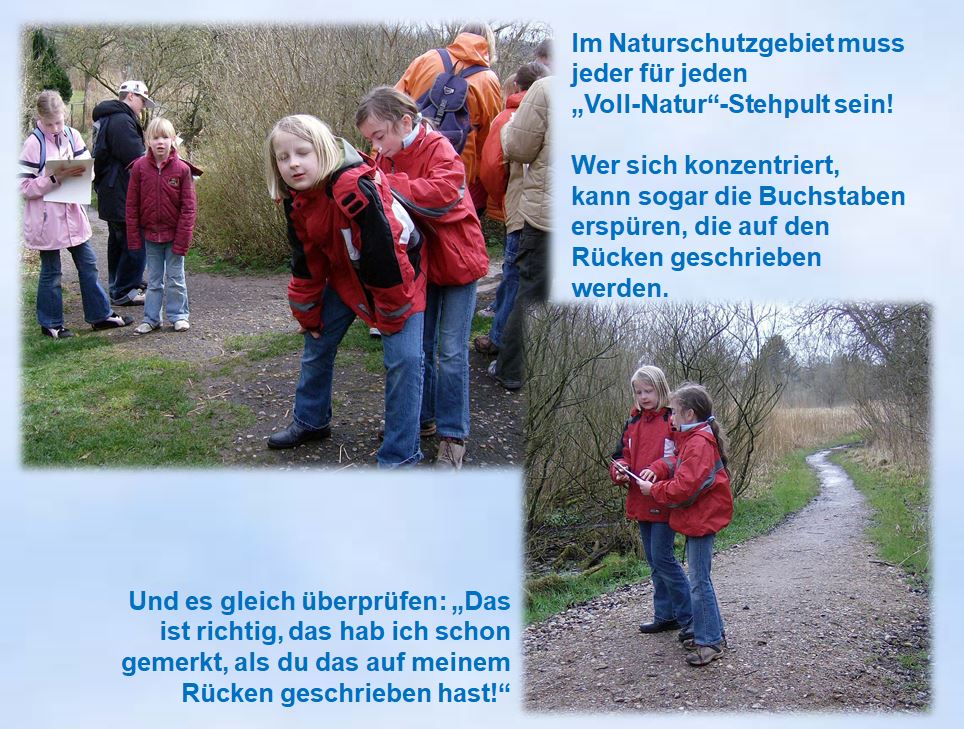 2008 Osterferienausflug Trndelsee Kinder schreiben