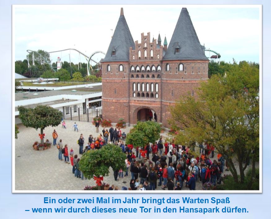 2008 Ausflug Hansapark nachgebautes Holstentor