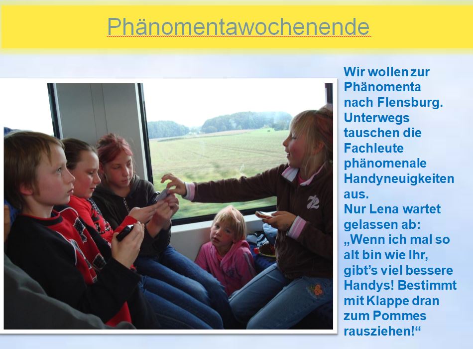 2008 Phnomenta-Wochenende Jungschar Trinitatis im Zug