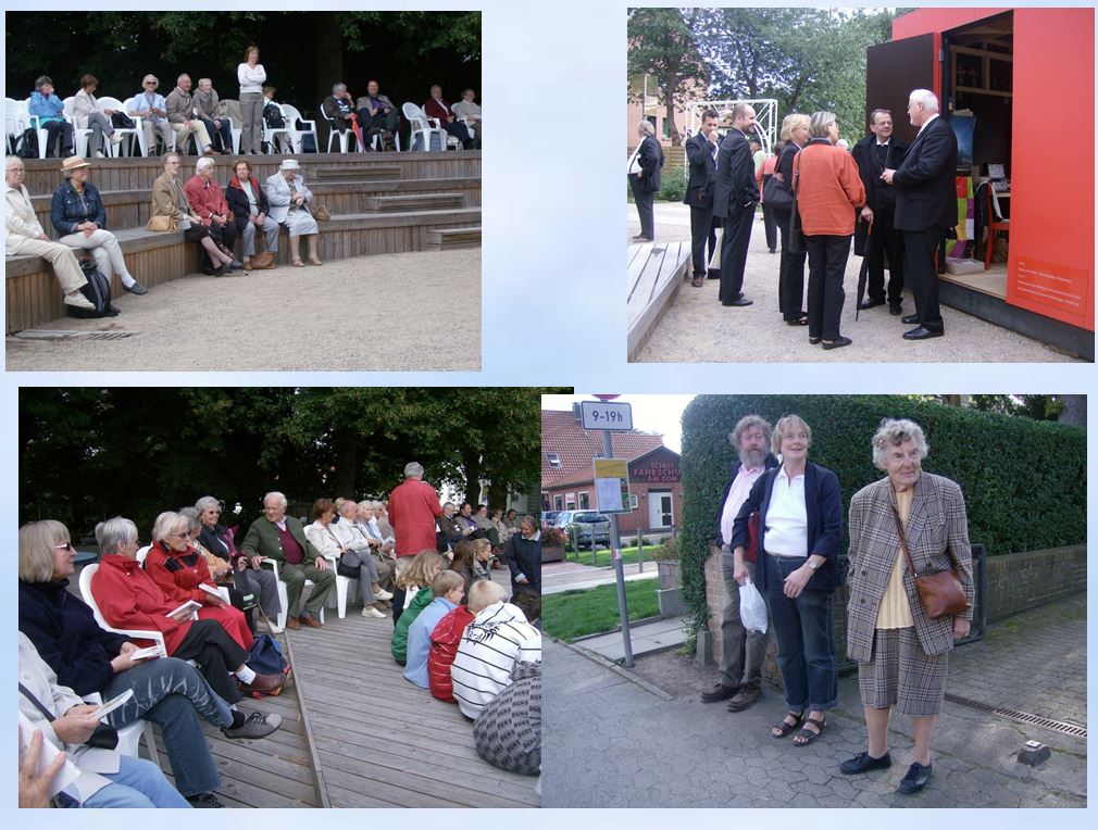 2008 Besuch der Landesgartenschau Schleswig Bibelbühne MP Carstensen