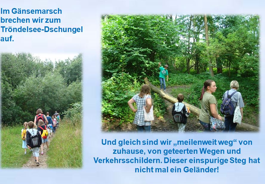 2009 Kinderkreise Trinitatis Aufbruch zum Trndelsee