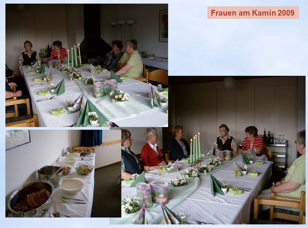 2009 Senioren Trinitatis geschmclte Tafel Gemeindehaus Kroog