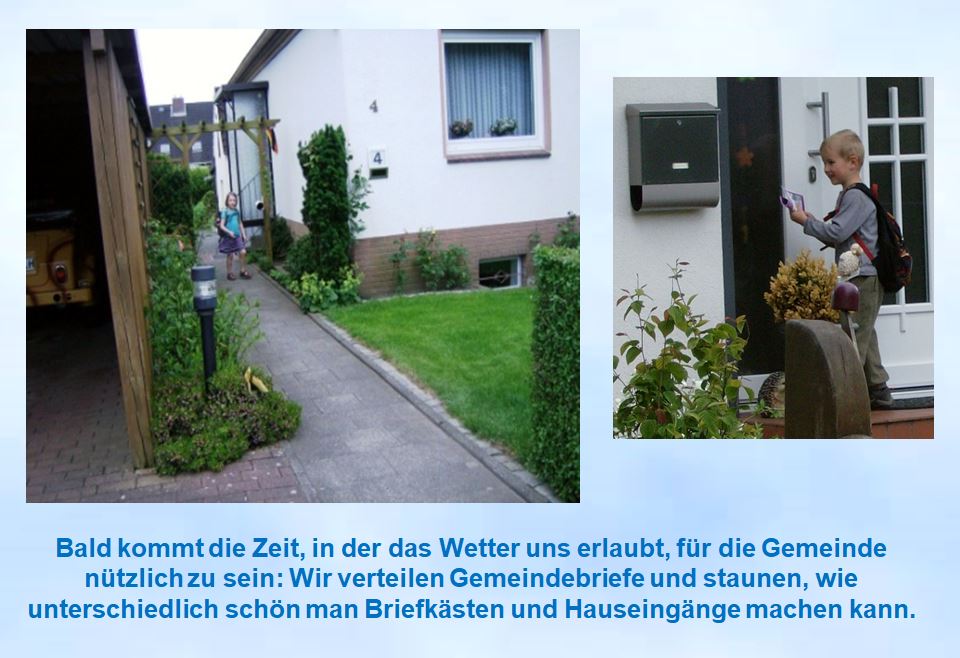 2010 Kinder verteilen Gemeindebriefe