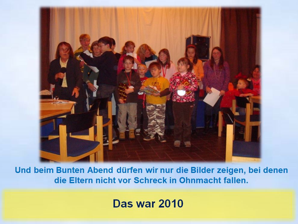 2010 Bunter Abend der Kinderkreise Pappordensgewinner