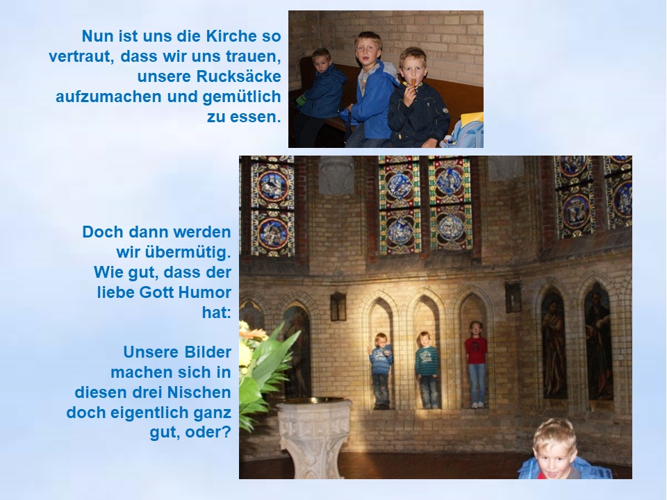 2011 Kinder in den Statuennischen der Maria-Magdalenen-Kirche