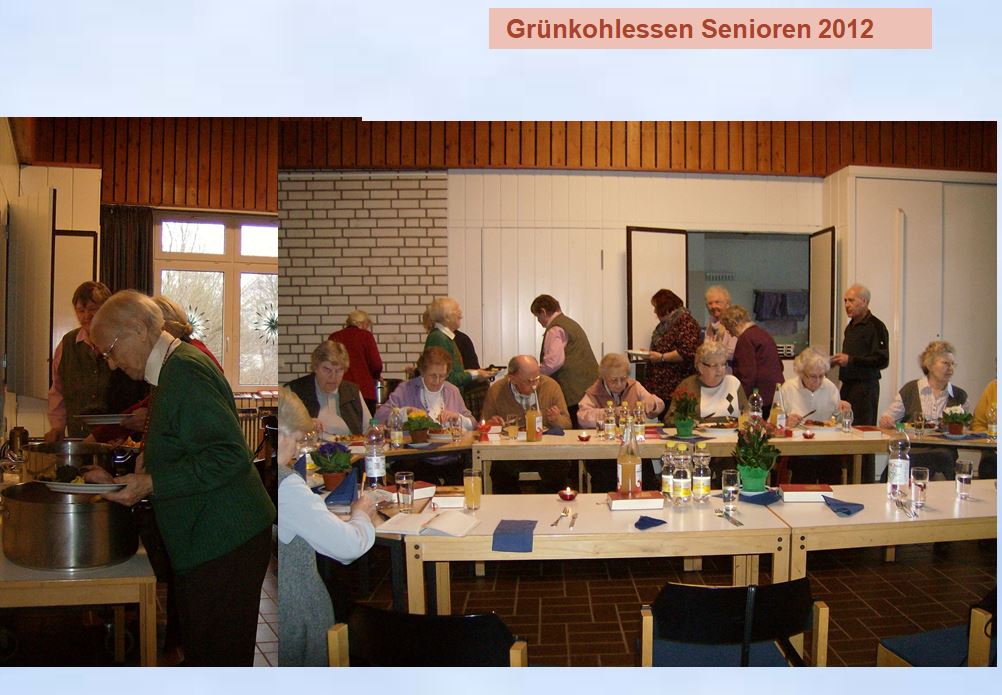 2012 Trinitatis Senioren Grnkohlessen Gemeindehaus Kroog