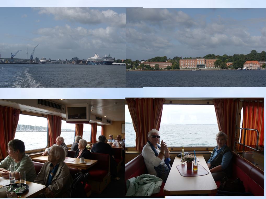2012 Trinitatis Senioren Hafenrundfahrt Kiel Blick zum Landeshaus