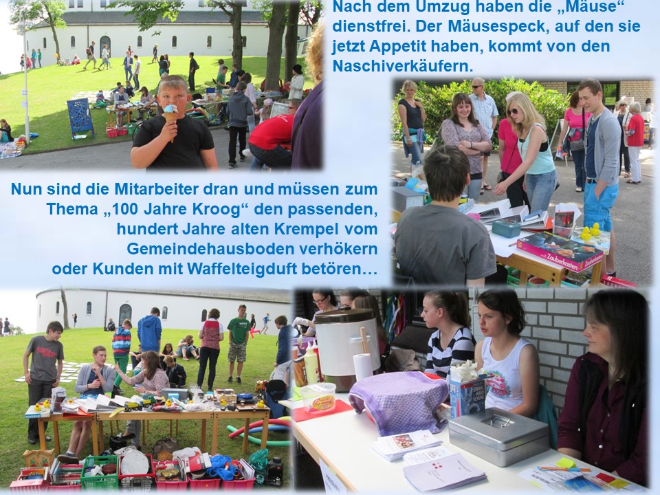 2013 100 Jahre Kroog Museumzug Flohmarkt