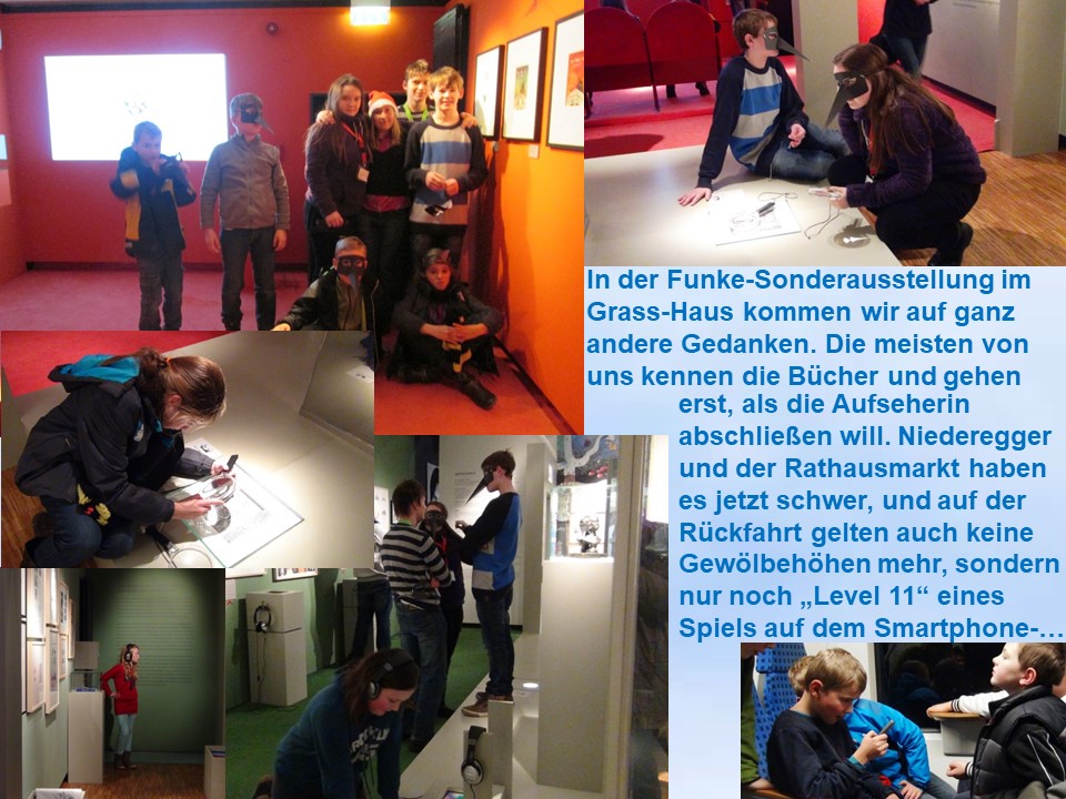 Lbeck-Wochenende Jungschar 2014 Gnter Gras-Haus Funke-Ausstellung