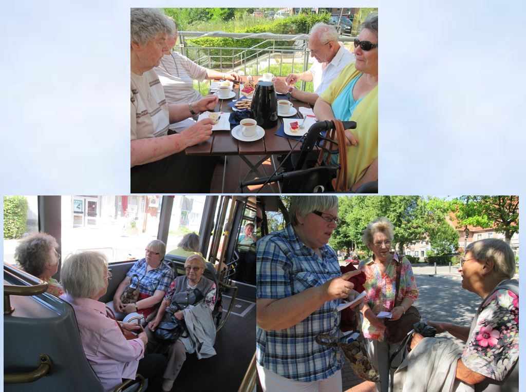 Cafe Luna nach der Schwentinetalfahrt Trinitatis 2014