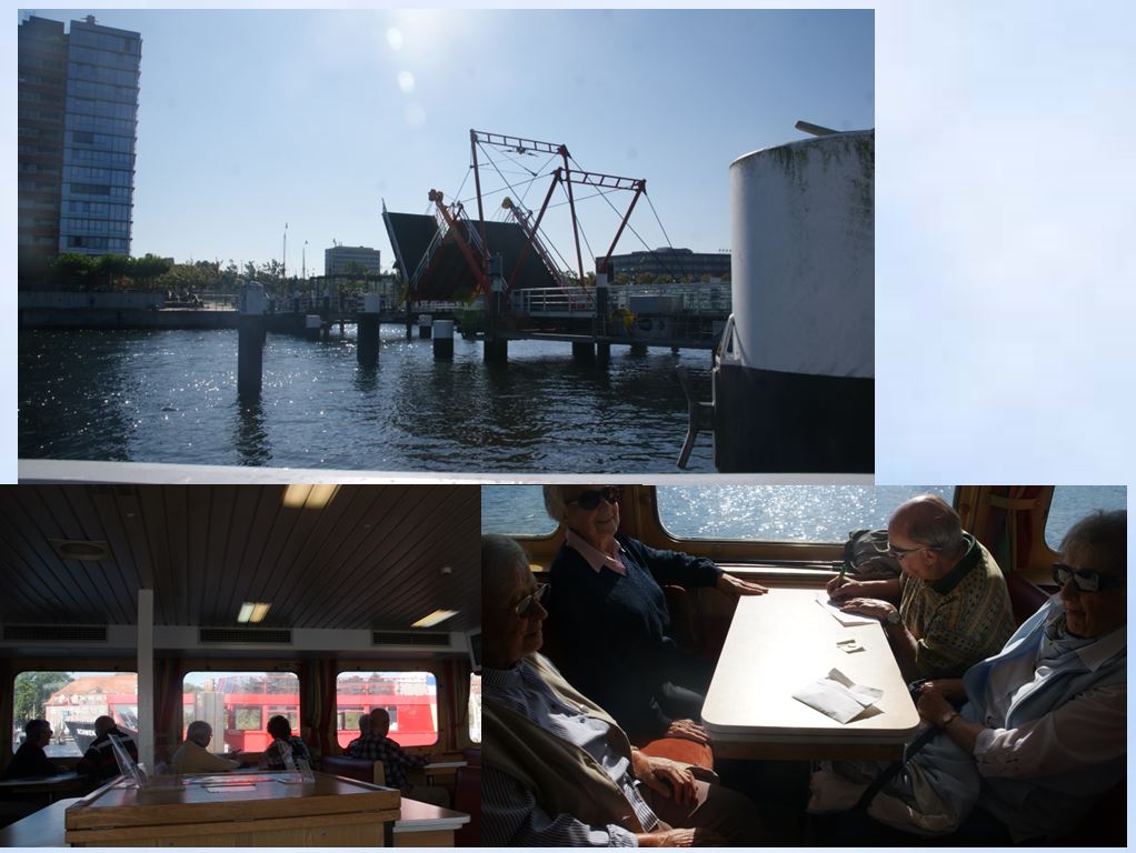 Klappbrücke Hörn Senioren im Schiff nach Möltenort 2014