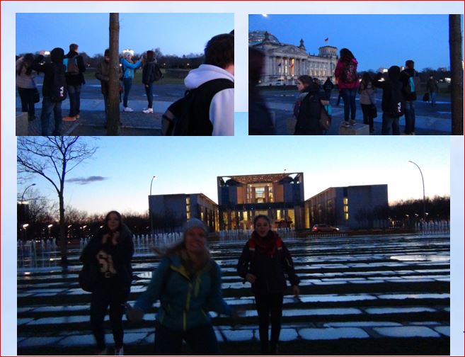 Osterfahrt 2015 Reichstag vor dem Bundeskanzleramt