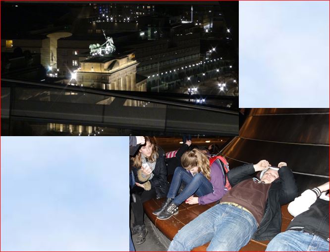 2015 Osterfahrt mde in der  Reichstagskuppel, Aussicht