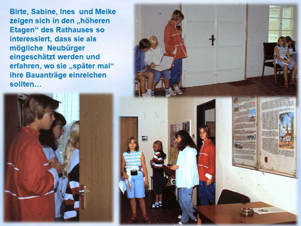 Interviews Rathaus  Bad Essen 1985
