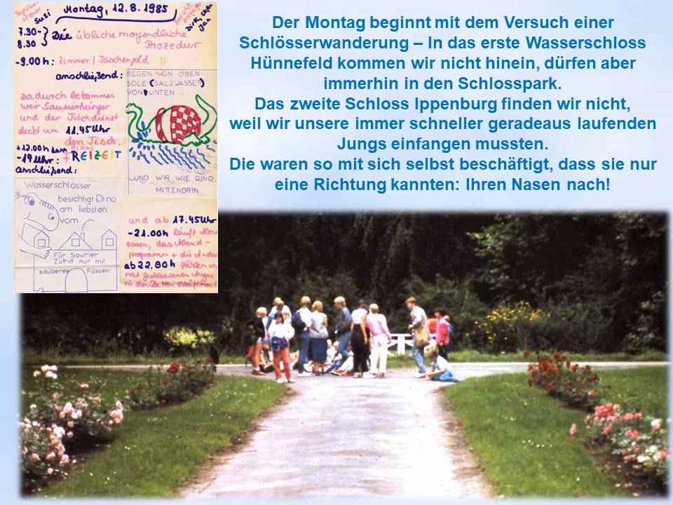 Wanderung um  Bad Essen 1985