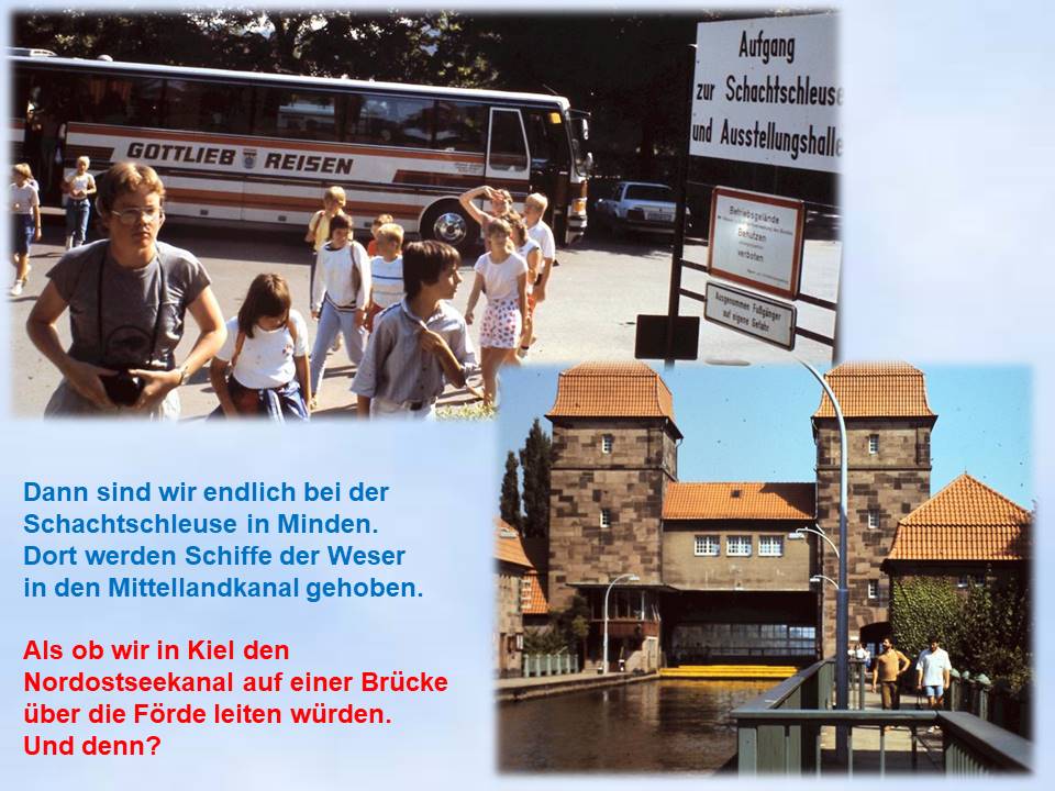 Schachtschleuse Minden 1985