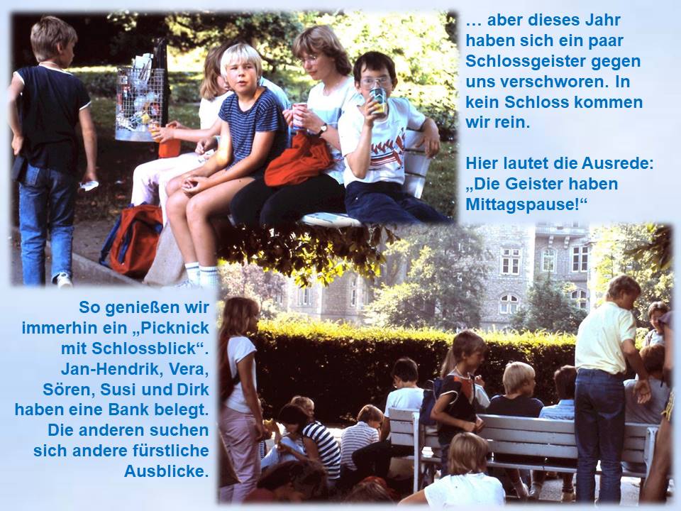 Schloss Bckeburg Sommerfahrt 1985 