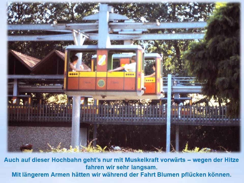 Potts Freizeitpark Sommerfahrt 1985  Hochbahn