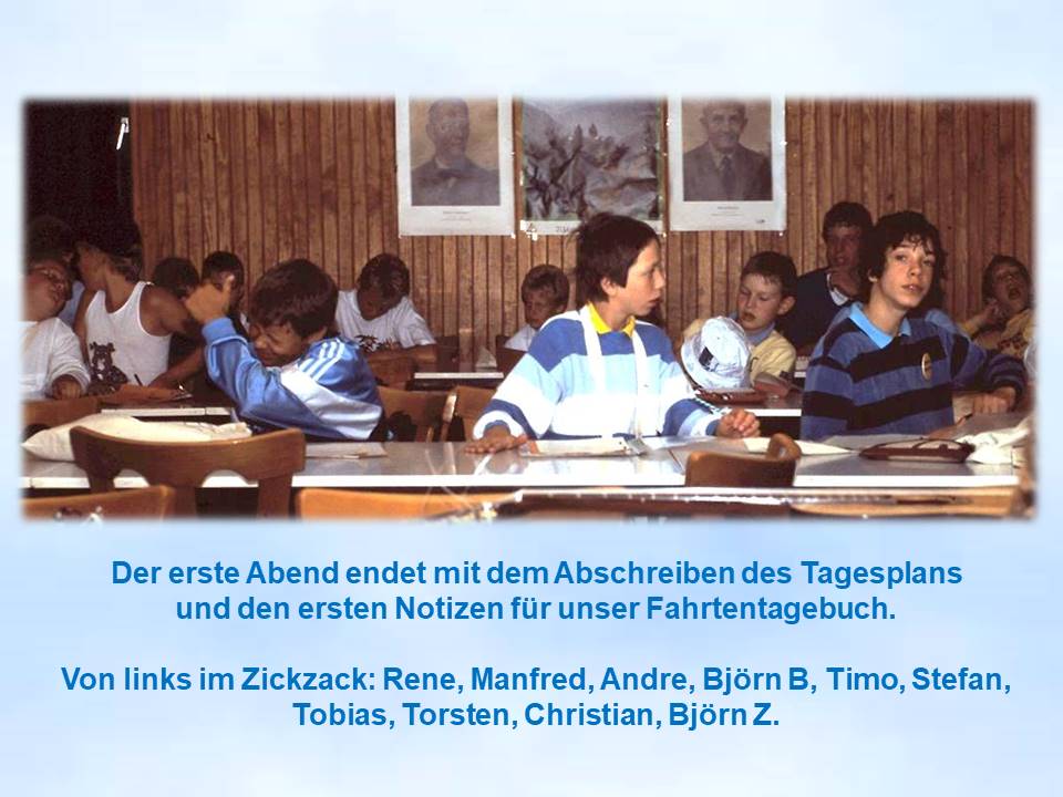 1989 DJH Tagebuch  Bad Gandersheim