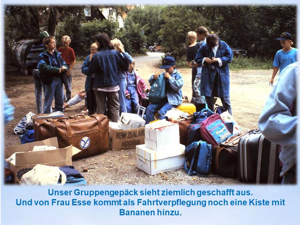1989  Abreisegepäck Sommerfahrt Gandersheim