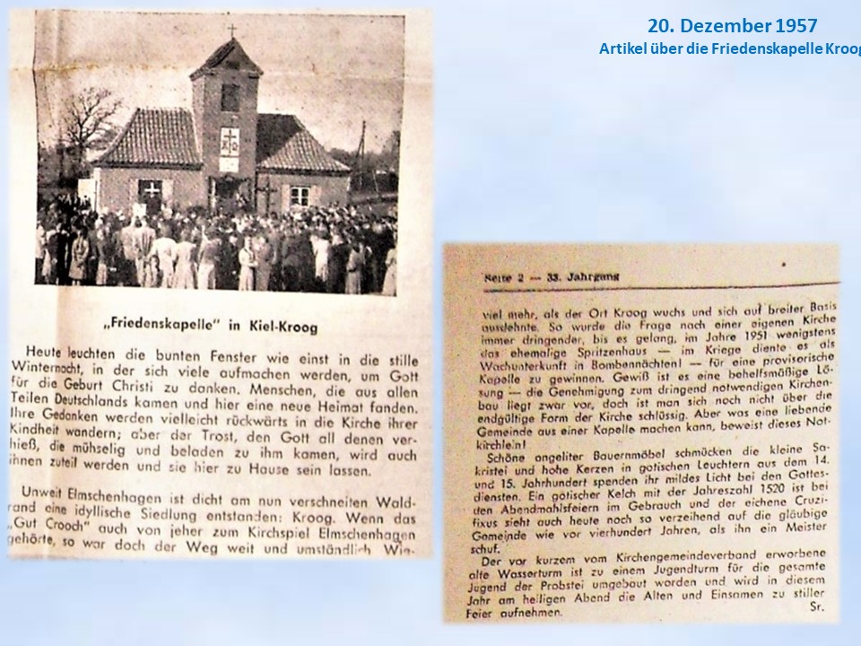 1957 Friedenskapelle Kroog