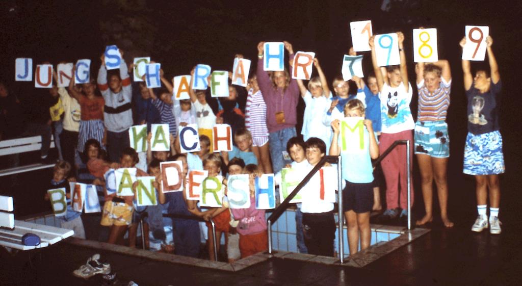 Sommerfahrt Bad Gandersheim 1989 Gruppenbnild
