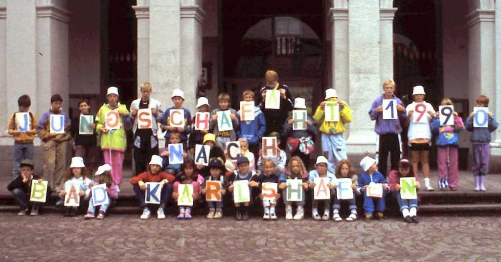 1990 Gruppenbild Sommerfahrt Bad Karlshafen