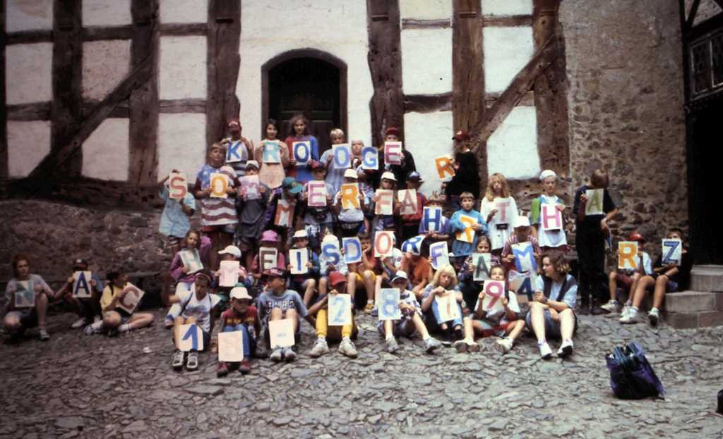 Gruppenbild Sommerfahrt Meisdorf 1994