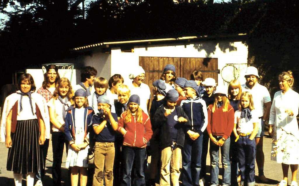 1982 Sommerfahrt Tecklenburg Gruppenbild