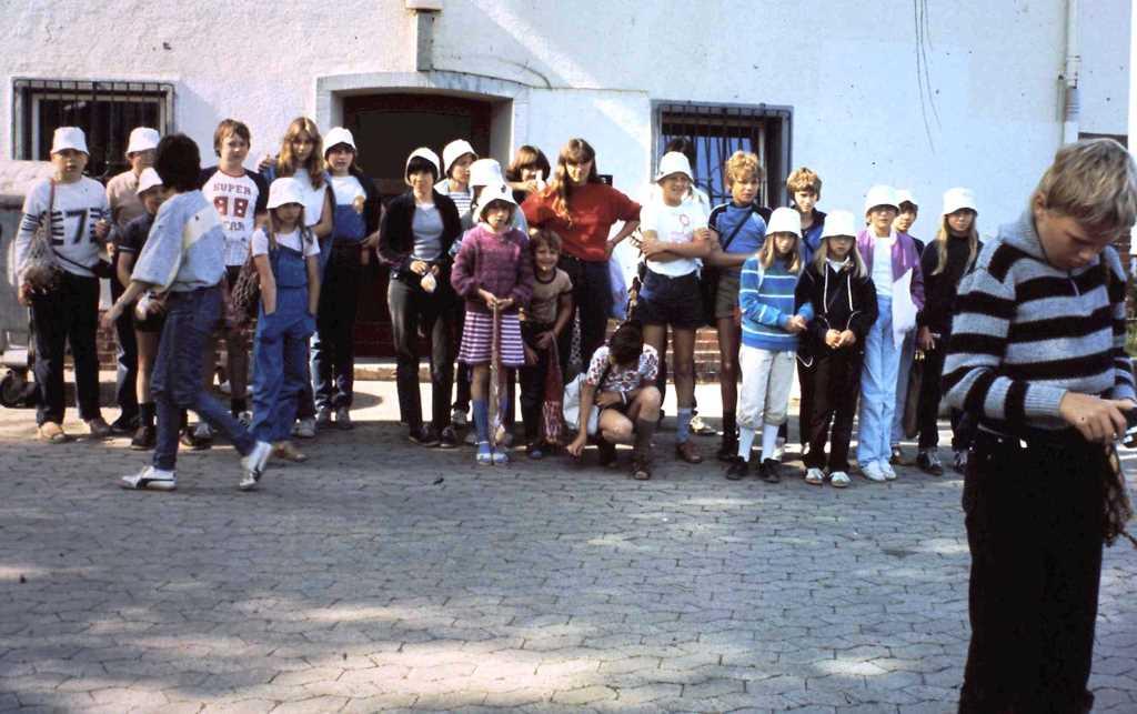 1983 Gruppenbild  Sommerfahrt Bad Salzdetfuhrt
