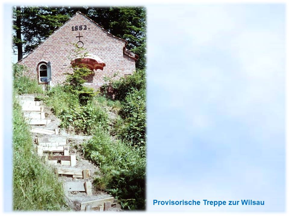 Waldkapelle Neuwühren Treppe zur Wilsau