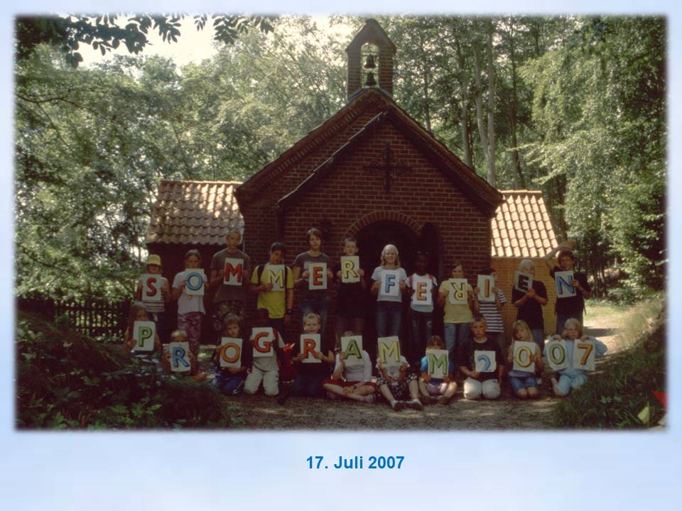 2007 Sommer zzu Haus Trinitatis Kiel in Neuwühren